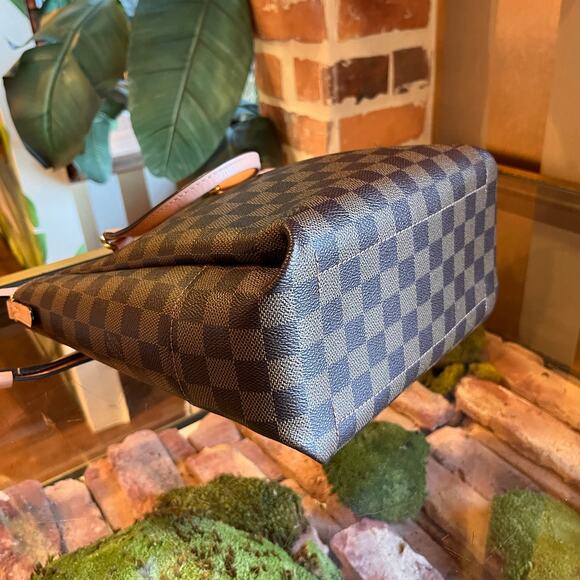 LOUIS VUITTON Damier Ebene Canvas Belmont PM Tote - Picture 4 of 12